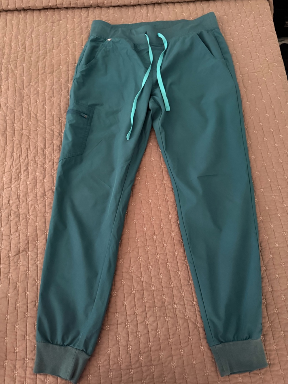 Caribbean Blue FIONlite Jogger Scrubs